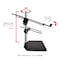 Pyle Pyle Portable Dual Laptop Stand - Adjustable Height, Ergonomic Design, for DJ Mixer, Gaming, Home PLPTS45 - alternate 8